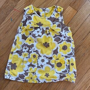 Carter’s Floral Dress with Yellow Buttons